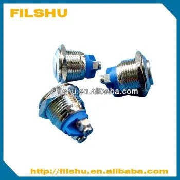 2015 FILSHU hot selling momentary Push Button Switch (Dia.16mm) flat head Screw Terminal