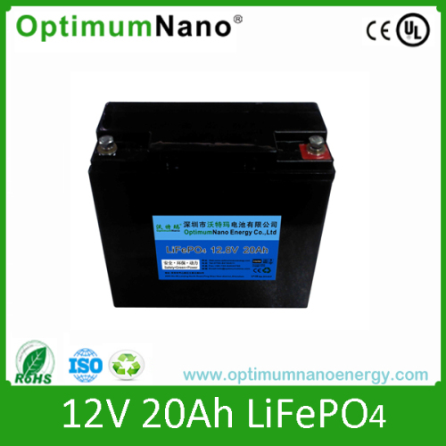 Deep Cycle 12V 20ah Lithium Battery for Backup Supply