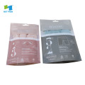 transparent compostable plastic packaging bag with logo for underwear