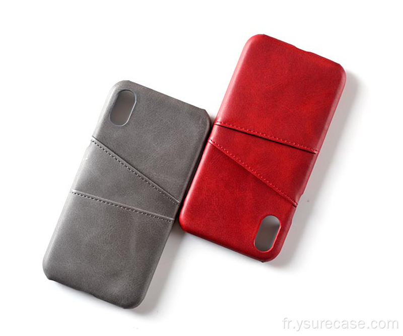 Ysure Card Slot Avec Etui Téléphone Coque Arrière