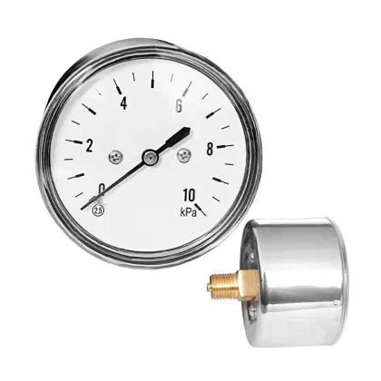 measuring instruments oil-filled manometer pressure gauge