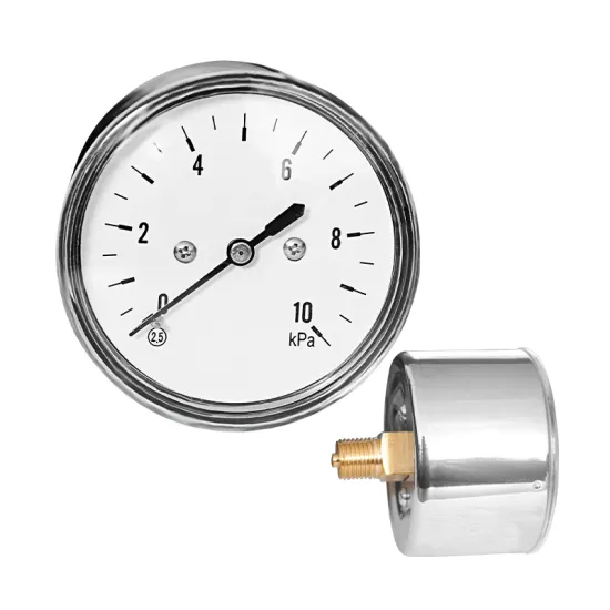 measuring instruments oil-filled manometer pressure gauge