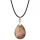 Rose Quartz 25x35mm Teardrop Pendant Necklace women Men