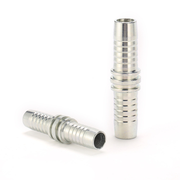 90012 Straight Hydraulic Hose Connector Fitting: Double Connectors and Splicer for Efficient Hydraulic System Assembly