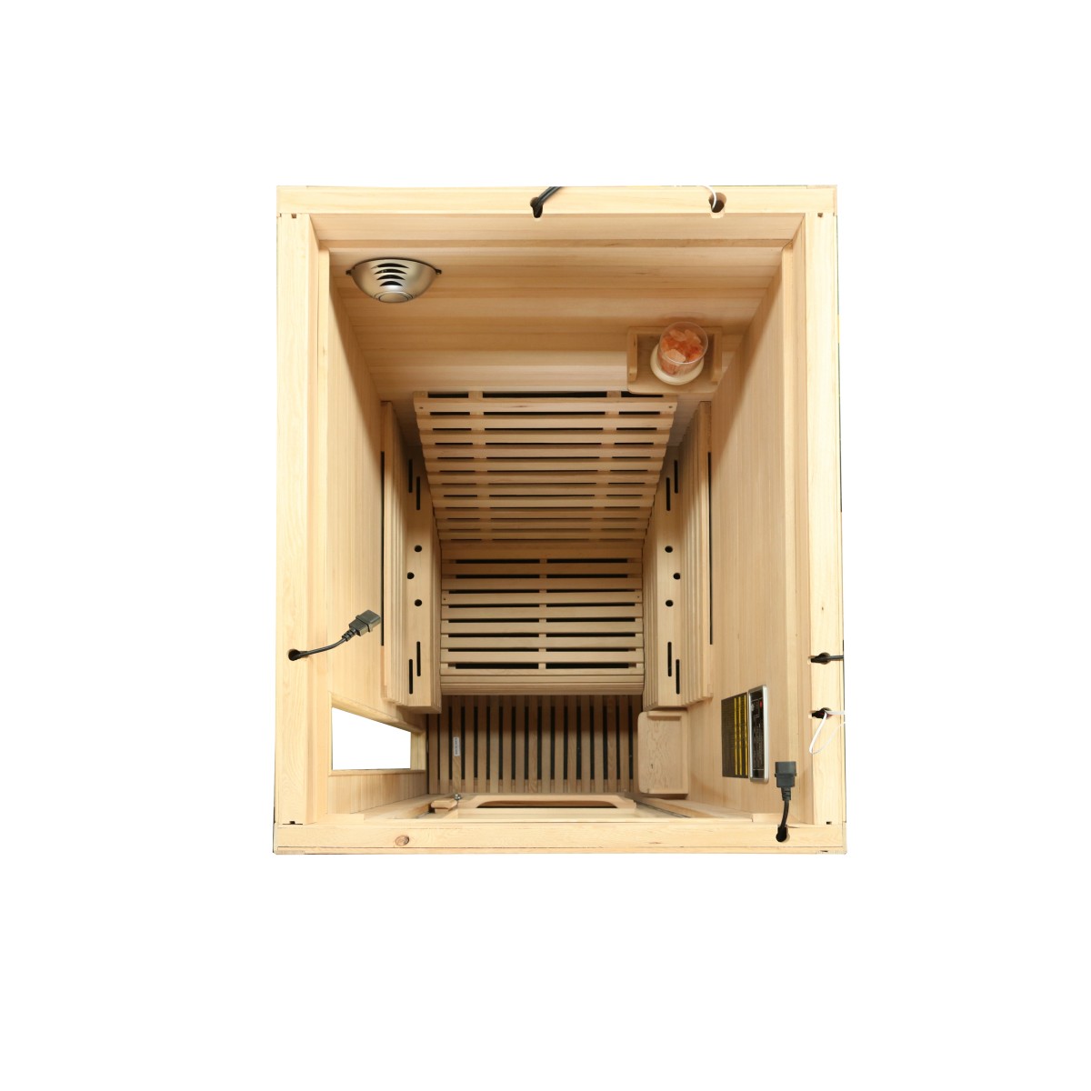 Wood infrared sauna