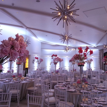 Mid-Century Modern Murano Glass Chandelier with Ponish Nickel and Crystal for Weddings