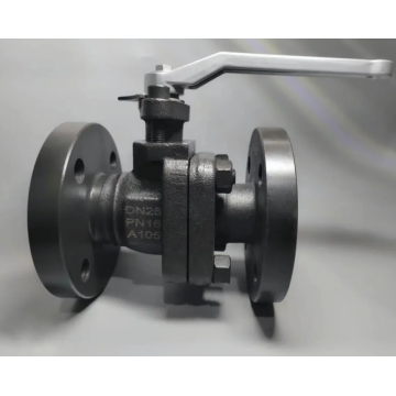 Industrialcast forged steel two piece flanged ball valve