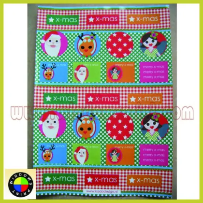 Customized cartoon sticker,paper cartoon sticker