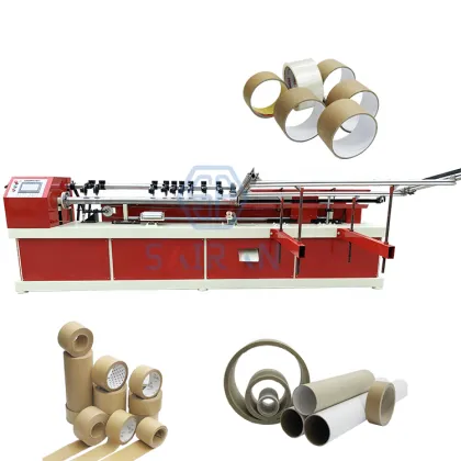 Customizable Paper Tube Slitting Machine with Adjustable Tube Length