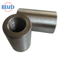 splicing steel threaded rebar coupler