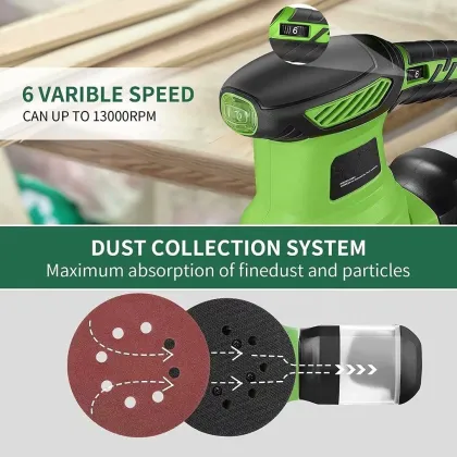 Power Electric Random Orbital Sanders Orbit Palm Sander Machine ETL GS CE