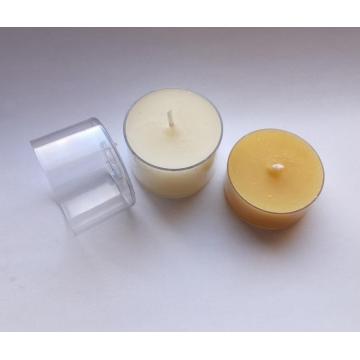 Vintage Clear Hand Glass Crafted Tealight Candle ผู้ถือเทียน