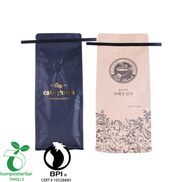 Compostable Laminated Material Round Bottom Pbat Bag Factory