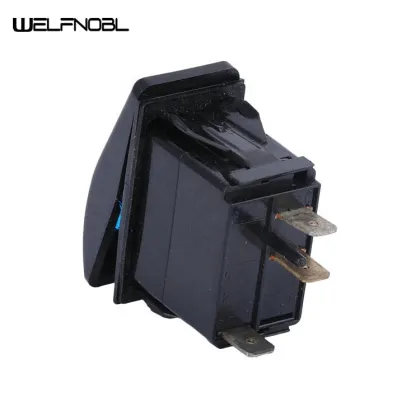 WASHER 3PIN 2 Blue 12V LED Latching Carling Rocker Toggle Switch