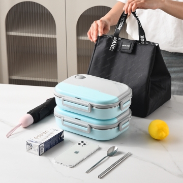 Maxcook Portable Iosuled Bento Box Lunch Satch для кемпинга и школы