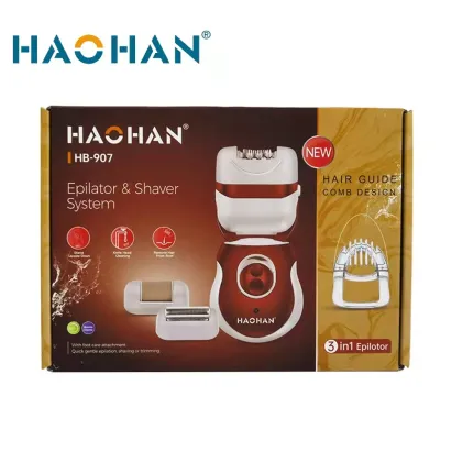 Haohan Female Red Rechargeable Epilator