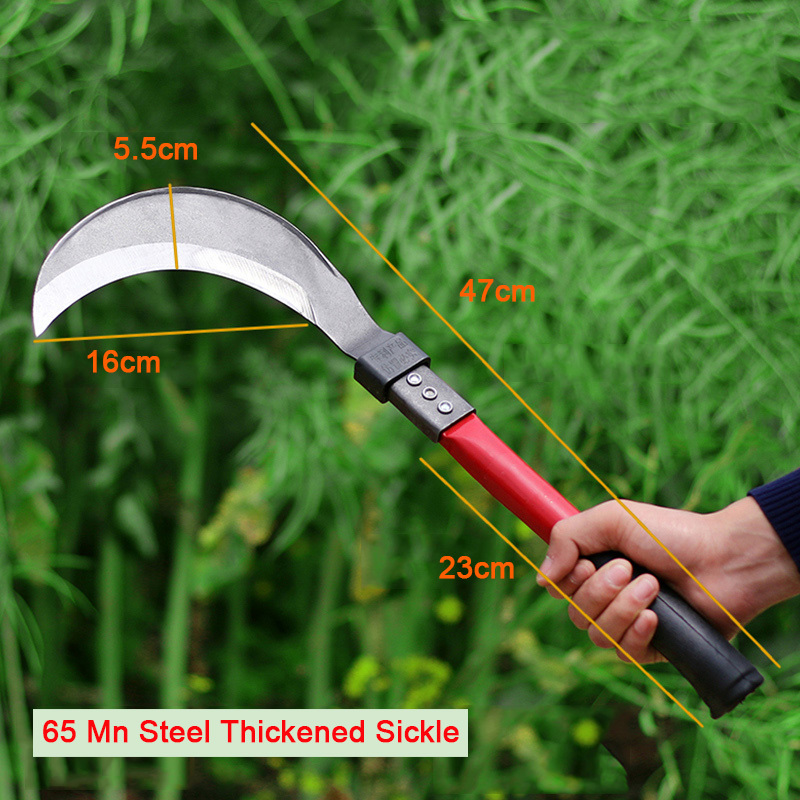 Customized high quality outdoor agricultural hand sickle multifunctional agricultural tools sickle