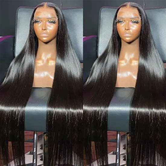 Wholesale 4X4 Lace Closure Wigs: 130% - 180% Density Straight Human Hair Wigs 100% Cuticle Aligned