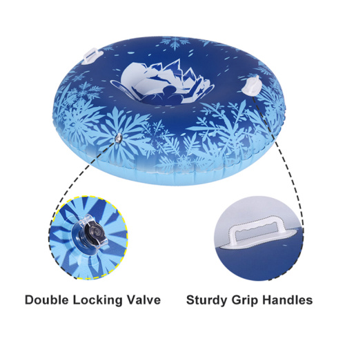 Flexible 47 Inch Round inflatable snow tube