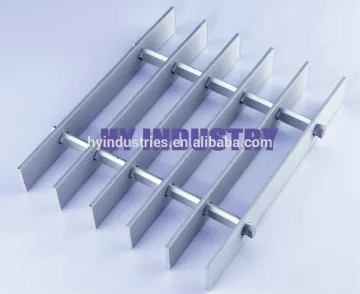 Easy install platform aluminum gratings