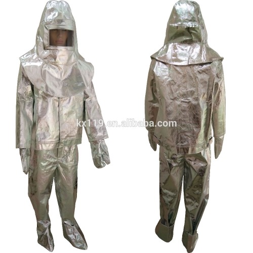 2016 Low price Fire protective suit for high temp place