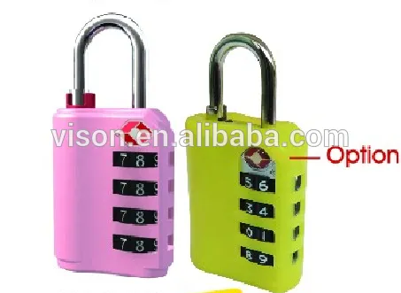 Safe popular fashionable TSA Travel Lock TSA Security lock TSA luggage lock