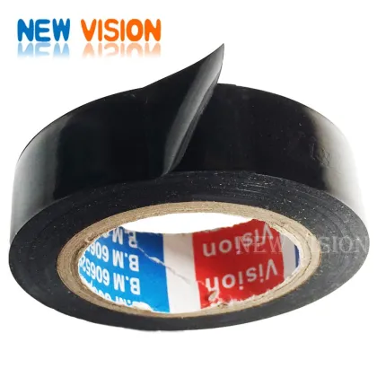 Factory sale strong adhesion same quality as tesa black PVC insulation tape