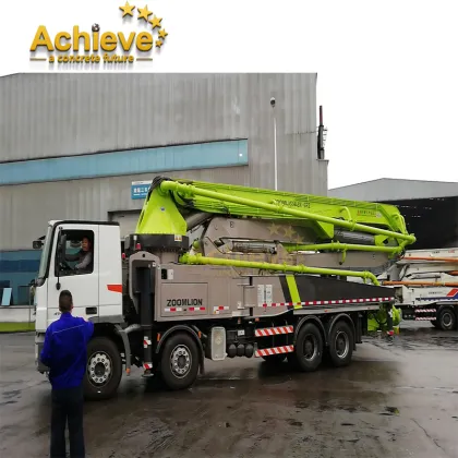 Secondhand Zoomlion 48M Concrete Pump Mixer Truck ZOOMLION 48X5RZ