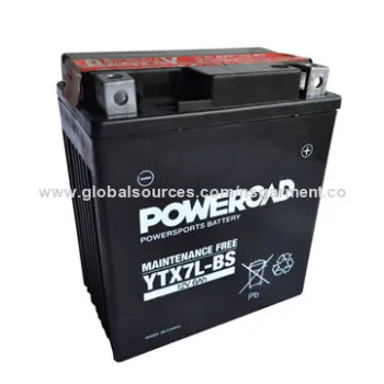 Maintenance-free Motorcycle Battery, Supplied Dry with Acid Bottle, 12V/6Ah Capacity