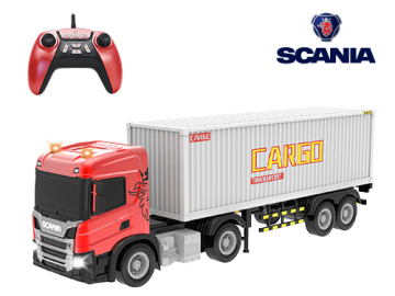 Licensed Scania P410 1:40 RC Container Truck with 2.4GHz Remote Control