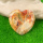 Crazy Agate Handmade Craved 40MM Love Heart Thumb Worry Stone for Anxiety Stress Relief Meditation