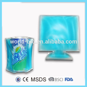 PVC reusable beer can ice pack