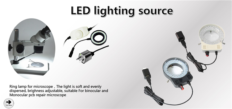 Microscope arrière LED LED illuminateur Light Light Uplight