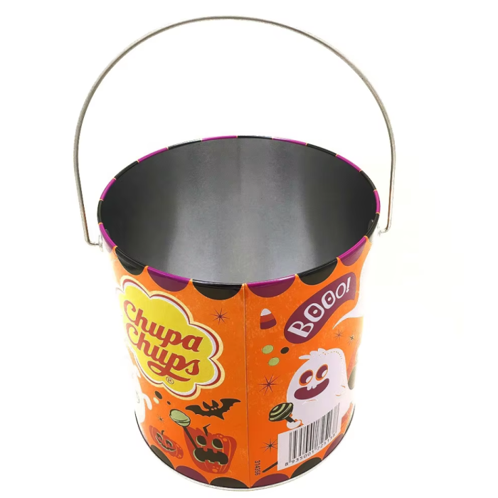 DADI Ice Tin Bucket with Metal Handle Lid