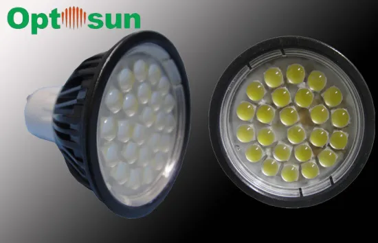 Pure White 4watt 5050smd Led Spotlight Bulbs With Aluminum Housing , Gu10 Led Spot Light Bulbs