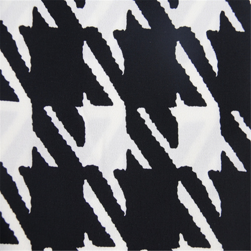 Plaid Printed With Viscose Rayon Rich Crepe