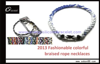 Health Sports Balance Magnetic Tornado Titanium Necklace