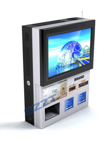 Zt2834-a00 Financial / Retail Mall Kiosk / Interactive Information Kiosk