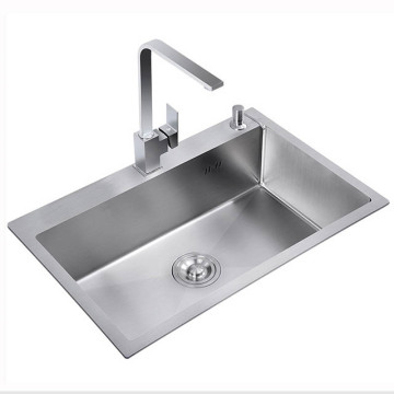 Thick Brushed Vegetable Wash Kitchen Sink | Stainless Steel Modern Kitchen Sinks
