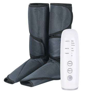 Portable Air Compression Leg Foot Massager With Heat