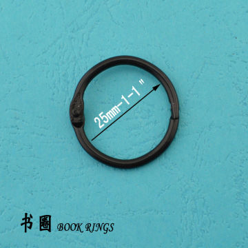 25mm-1-1'' metallic color book ring