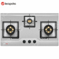 Bruciatrici a gas 3 Burner inossidabile con pannello