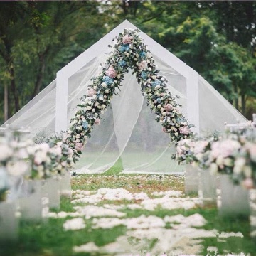 OEM ODM Metal Triangle Balloon Flower Wedding Backdrop