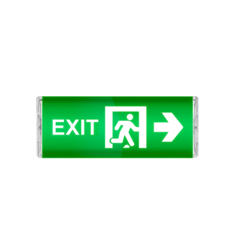 Emergency exit signs for cabins