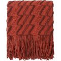 Textur Throw Blankets Couch-Bed-Sofa-Travel Woven Blanket