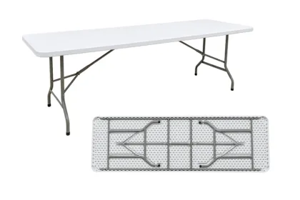 8ft rectangle folding meeting table for company
