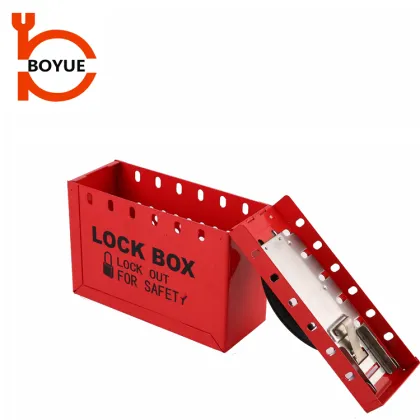 China Factory Portable Steel LOTO Safety Lock Group Lockout Box