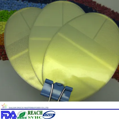 Gold colour masterbatch be used in industries