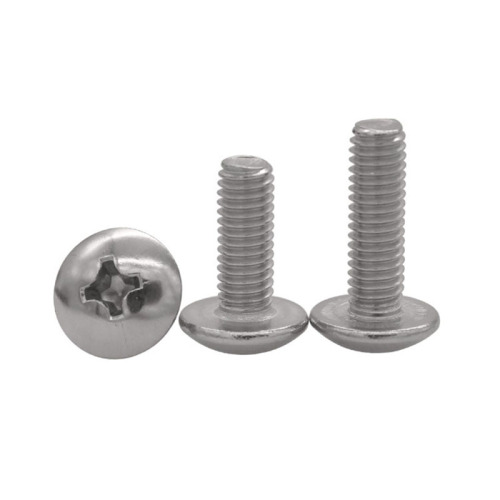 Stainless Steel Cross Recessed Mushroom Head Screws
