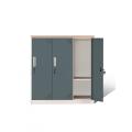 Grey Storage Filing Cabinets with Printer Storage